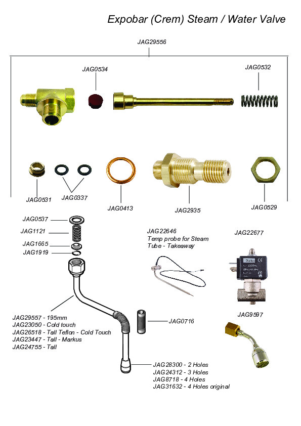 Expobar Steam/Water Valve